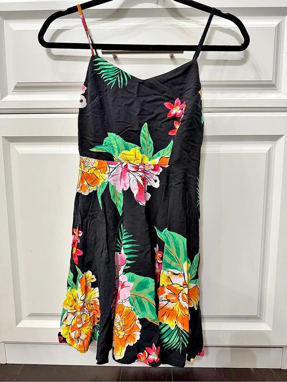 Old Navy Floral Dress Black XS